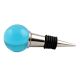 Turquoise Round Glass Wine Stopper (Set Of Two piece)